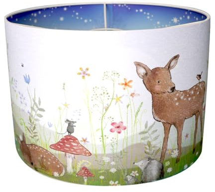 Hartendief Märchengarten Pendellampe | Für Baby- & Kinderzimmer | Kinderzimmerdesign | Handgemalt & nachhaltig