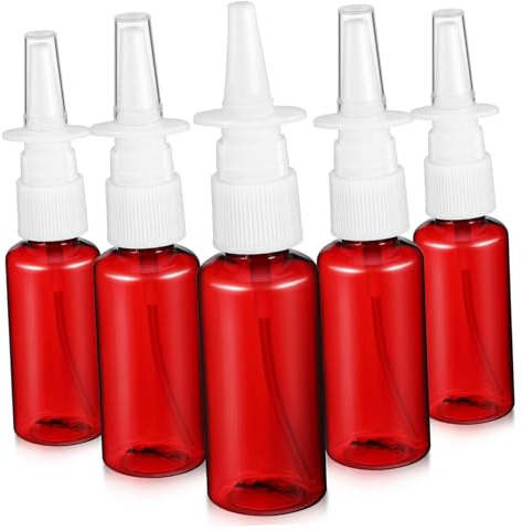 DECHOUS 5pcs Nasal Spray Bottles Empty Spray Bottle for Travel Fitness and Daily Use