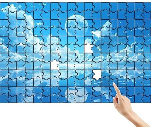 Puzzle 1500 Pezzi Luna, Oceano Puzzle Adulti, Giocattolo Educativo Colorato e Interessante Impostato con Scatola, Sfida Impossibile Gioco Arte Educativo per Unico Regalo Donna Decorazioni Casa B-9