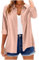 Générique Chemise Femme Chic et Élégant Manche 3/4 Coton et Lin Blouse Polo Encolure Classique Chemisier D'été Casual Hauts Travail Décontracté Tunique Longue Unie Tee Shirt Rose XXL