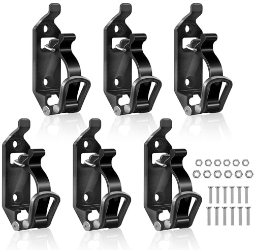 Schaufelhalter für Dachträger 6 Stück - mit Schrauben und Muttern