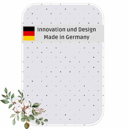 5 Schichten Turbo Bügelunterlage | Hitzebeständig & Hitzereflektierend | Super weich & rutschfest | Bügelmatte 100x65cm | Perfekt für Zuhause & unterwegs