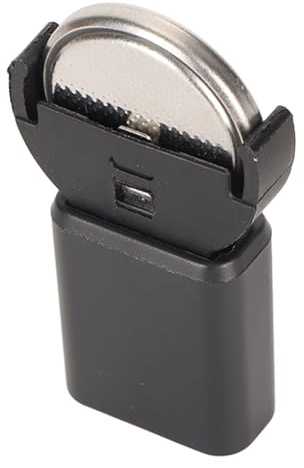 Asixxsix Knopfzellen-Ladegerät für Lir2032 LIR1632 LIR2025 LIR2016 LIR2032H WEDERABLADBARE KNOPFBATTERIEN, LADEGERAT FÜR KNOPFZENZEN (Lieferung mit 45mAh LIR2032 Batterie)