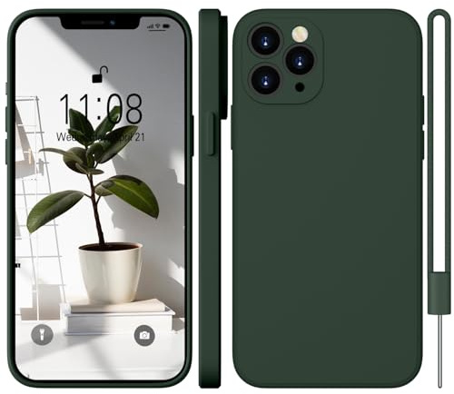 WXX für iPhone 11 Pro Hülle Silikon Case 5.8'' Grün | Handyhülle Dünn Slim mit Microfiber,Kratzfeste Rundumschutz Case Hülle für iPhone 11 Pro