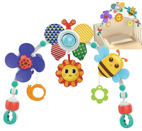 Sensorisches Kinderwagen-Spielzeug – - Mit Mobiler Aktivität, Design Für Reisebett, Hängendes Spielstudio Für Wippe, Aktivitätsspielzeug Für Neugeborene Und Kinder | Für Kleinkinder,