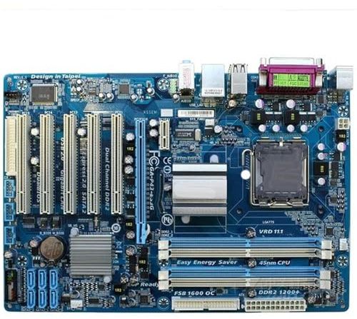 Scheda madre Fit For GIGABYTE GA-P43-ES3G Scheda madre desktop P43 Socket LGA 775 for Core 2 Pentium D DDR2 16G ATX