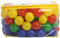 Bieco Bälle für Bällebad | 100 Stück, Größe ca. 6 cm | Bunte Bälle | Kinder Bällebad Bälle Plastic Balls Geeignetes Bällebad für Babys Bällebad Kinder