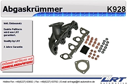 LRT K928 Krümmer, Abgasanlage