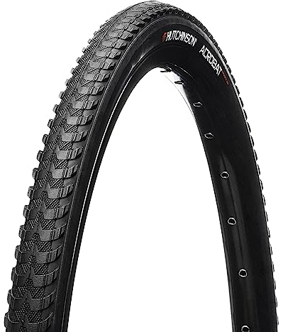 HUTCHINSON - ACROBAT - Tubetype - Cubierta Bicicleta de Ciudad / Transporte Urbano y Trekking - Protect'air - Varillas rígidas - Negro - Dimensiones 26 x 1,35 pulgadas