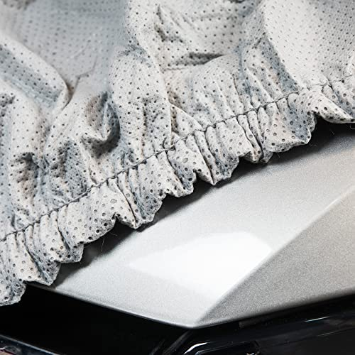 SOFTGARAGE Vollgarage Basic 3-lagig lichtgrau Indoor Outdoor atmungsaktiv wasserabweisend Car Cover Ganzgarage Autoplane Autoabdeckung Artikel 101010-0710336