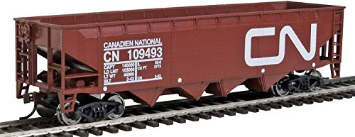 Pista H0 - vagón plataforma offset Hopper Canadian National