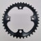 Unbekannt Kettenblatt 38/42/44/46 Zähne 4-Arm MTB Chainring 104 mm Lochkreis Stahl Schwarz (38 Zähne)