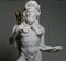 Hercules griechischer Halbgott nackter männlicher Alabaster-Statue, Skulptur, Figur, 31,5 cm