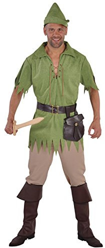 M212223-M grün Herren Robin Hood Jäger Kostüm Gr.M