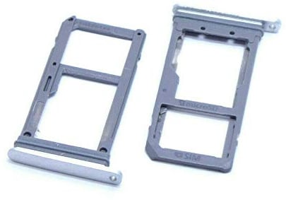 handywest Kompatibel mit Samsung Galaxy S7 SM-G930F G930 Silber Silver Simkarten SIM Karte MicroSD Memory Halter Tray Halterung Schlitten Nano SIM Halter Tray Slot