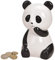 matches21 Spardose Sparbüchse Panda Bär Pandabär Sparschwein aus Keramik weiß schwarz 1 STK. 10x10x15 cm