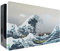 eXtremeRate Cubierta de Reemplazo para Nintendo Switch Dock - Shell Funda Protectora DIY Carcasa para Nintendo Aceesorios - No Incluye Dock (La Gran Ola)