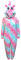 Licorne Onesie Pyjama Femme Dors Bien Doux Cadeaux pour Les Dames Combinaison Animal Adulte Habillage Costume (XL, Licorne - étoiles Vertes Roses)