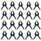20 Pcs Plastic Spring Clamps Jaw Open Spring Clamp Extra Strength Work Clip for DIY Projects, Photo Studios, Arts and Crafts, Muslin Paper Photo Background