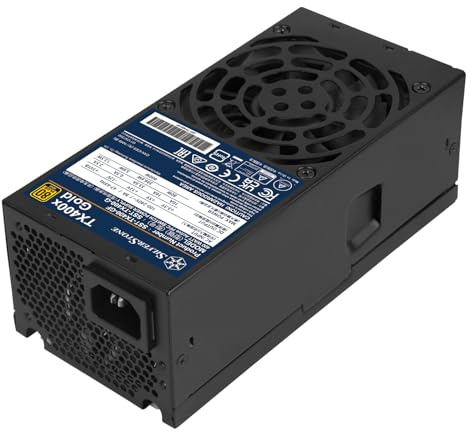 SilverStone TX400x Gold - Alimentatore TFX 400W certificato 80 Plus Gold, SST-TX400-GF