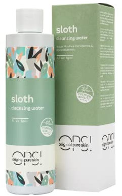 OPS! Sloth - Reinigungs- und Feuchtigkeitswasser mit Vitamin C und Hyaluronsäure, Made in Italy, 250 ml