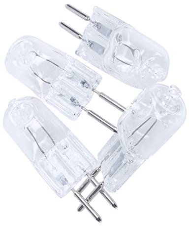 Ctzrzyt 4 piezas 220V 35W G5,3 Pines Lampara bi-halogena de potencia Blanco calido