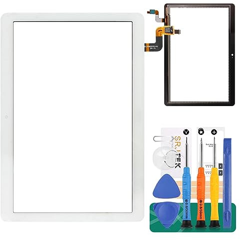 para Huawei MediaPad T3 10 9.6 Pulgadas Pantalla táctil Sensor digitalizador para AGS-W09,AGS-L09 Pantalla táctil con Kit (no Pantalla LCD) (Blanco)