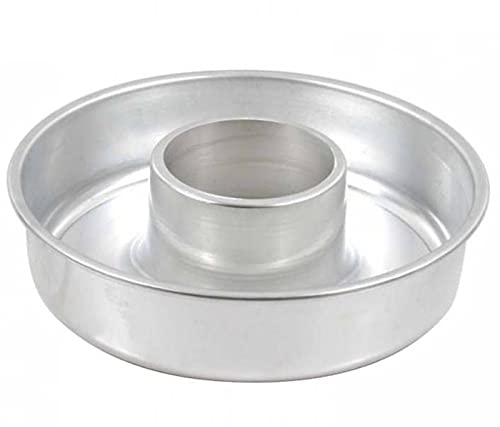 Molde de tipo rollo de aluminio, molde rosca, molde corona, para tarta o bizcocho, 25 cm