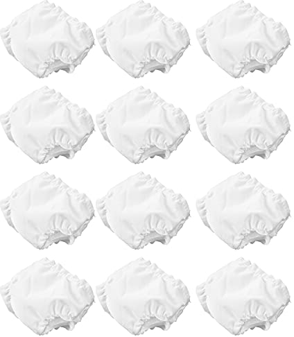 TOYANDONA 41CN9R5228KB158UC5Q Puppenwindeln, Unterwäsche-Set für 25,4 cm große Puppen und ähnliche Puppen, wiederverwendbar, 7 x 7 x 0,1 cm, 12 Stück