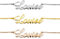 JWL Personalised Name Necklace Sterling Silver Necklace for Women girls sisters mums