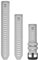 Cinturino Originale Garmin per Instinct 2S, 20mm, QuickFit, Silicone, Mist Gray