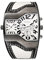 JewelryWe Herrenuhren Analog Quarz Zwei Zeitzonen Armbanduhr Weiß Breit Leder Armband Sportuhr Männer Uhren mit Digital Zifferblatt Geschenk