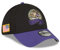 New Era Baltimore Ravens NFL Salute to Service 2022 Black Purple 39Thirty Stretch Cap - S-M (6 3/8-7 1/4)