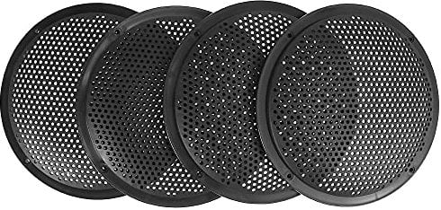 X AUTOHAUX 8 Inch Universal Speaker Grills Cover Mesh Guard Black - 4 Pcs