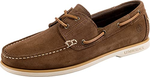 lumberjack Uomo Navigator Piatto Oxford, Marrone, 42 EU