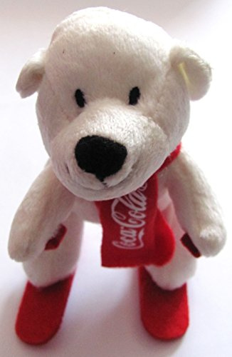 Coca C o l a - Eisbär mit Skiern - ca. 13 cm