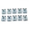 écrou Clip,iSpchen 10pcs M6 U Clips Clips éCrous à Vis Clip de Type U Métal Clips De Fixation pour Plaque Vis éCrous Vitesse Clip en U Vis Auto-Taraudeuses Clips De Type U Fixation Voiture Moto