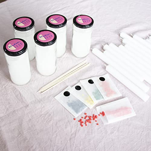Madam ERLE | DIY Kerzenbox 25-teilig | DIY-SET für Dip Dye Kerzen | gestalte tolle Kerzen zum Verschenken