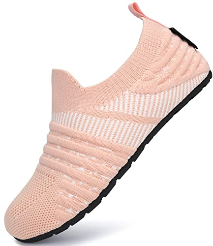 SAGUARO Scarpe da Scogli Bambino Bambina Scarpe Mare Bambini Scarpette Scogli Ragazze Ragazzi Scarpette Mare Antiscivolo Scarpe Immersione Leggere Scarpe Acqua Scarpe Nuoto Rosa, Gr.36/37 EU