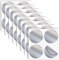 Pack 32ud Pegatinas Anticolisión para Cristales Vinilo Adhesivo Circular para Ventanas Previene Choques de Personas y Pájaros Adhesivos Antichoque para Vidrios Transparentes (5,5 cm, Plata)