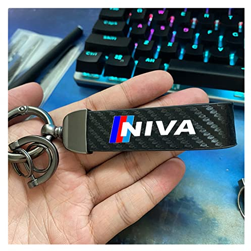 Motorrad Schlüsselanhänger Autoaufkleber Schlüsselanhänger Schlüsselhalter Lanyard Für Schlüssel Aufkleber Autozubehör Für Lada GRANTA NIVA Vesta XRAY (Farbe : CAI NIVA, Size : Normal)