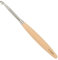 Aeelike Häkelnadel 6,5 mm Buchenholzgriff, Lang Streamline Häkelnadel Set Holzgriff, Ergonomisch Häkelnadeln Set Holz für Arthritische Hände, Warme Häkelnadel 6,5mm für Häkeln Schals, Pullover
