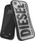 Diesel iPhone 14 / iPhone 13 Hülle | Entfaserte klare ergonomische Schutzhülle | stoßfester Fallschutz | kabelloses Laden kompatibel | Biscotto Logo