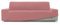 SOFASKINS® super elastischer überzug, Sofabezug 2 sitzer, atmungsaktiv, bequem und langlebig, Sofa überzug, Einfach anzubringen, Maße (140-180Cm), Farbe Pastellrosa
