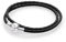 PANDORA Moments doppeltes schwarzes Lederarmband mit Kugelverschluss aus Sterling Silber, Kompatibel Moments, Größe: 44cm, 590745CBK-D4