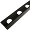 5 x Matt Black Metal 10mm Tile Trim