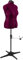 Sewing Online Verstellbare Schneiderpuppe aus weinrotem Stoff mit Saummarkierung, Schneiderpuppengrößen 16 bis 22 – Stecken, messen, anpassen und präsentieren Sie Ihre Kleidung auf Dieser