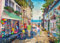 Ravensburger Down the Lane No.3, Seaview Lane 1000 Piece Jigsaw Puzzles for Adults and Kids Age 12 Years Up