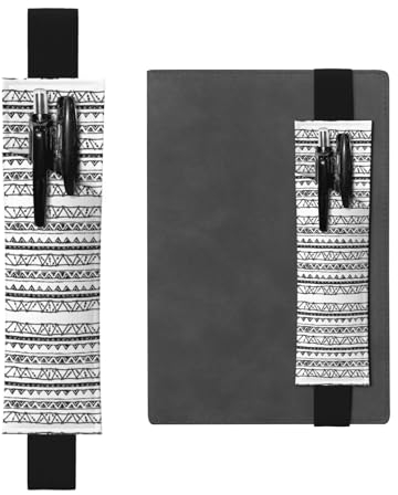 Lesezeichen mit Indianer-Muster, vielseitig, verstellbar, Leder, perfektes Gummiband