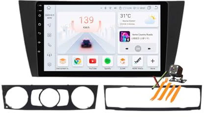 Android 13.0 Autoradio 2 Din Stereo per B-MW 3 Series E90/E91/E92/E93 2005-2013 GPS Navi 9 Pollici Cartablet Lettore Multimediale FM BT Receiver con Carplay 4G 5G WiFi DSP SWC,Y100s